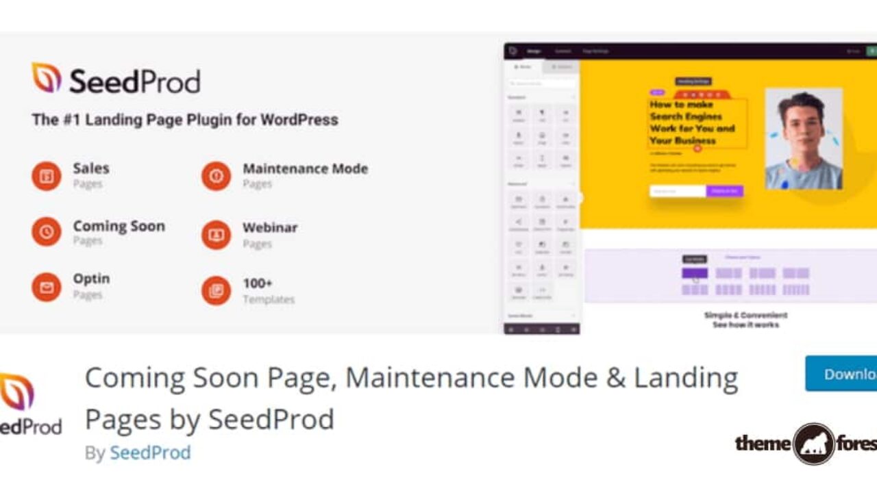 SeedProd Coming Soon Pro + Maintenance Mode – Plugin for WP 6.18.17