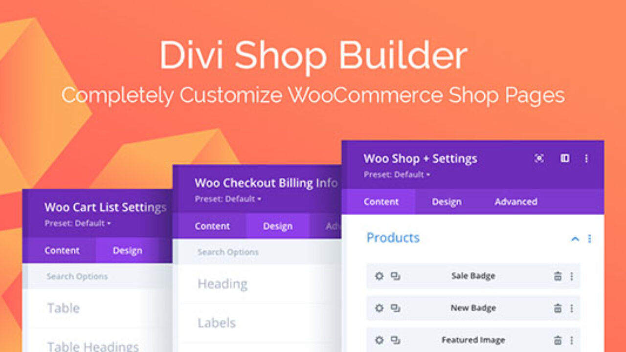Divi Shop Builder – For WooCommerce 2.0.23