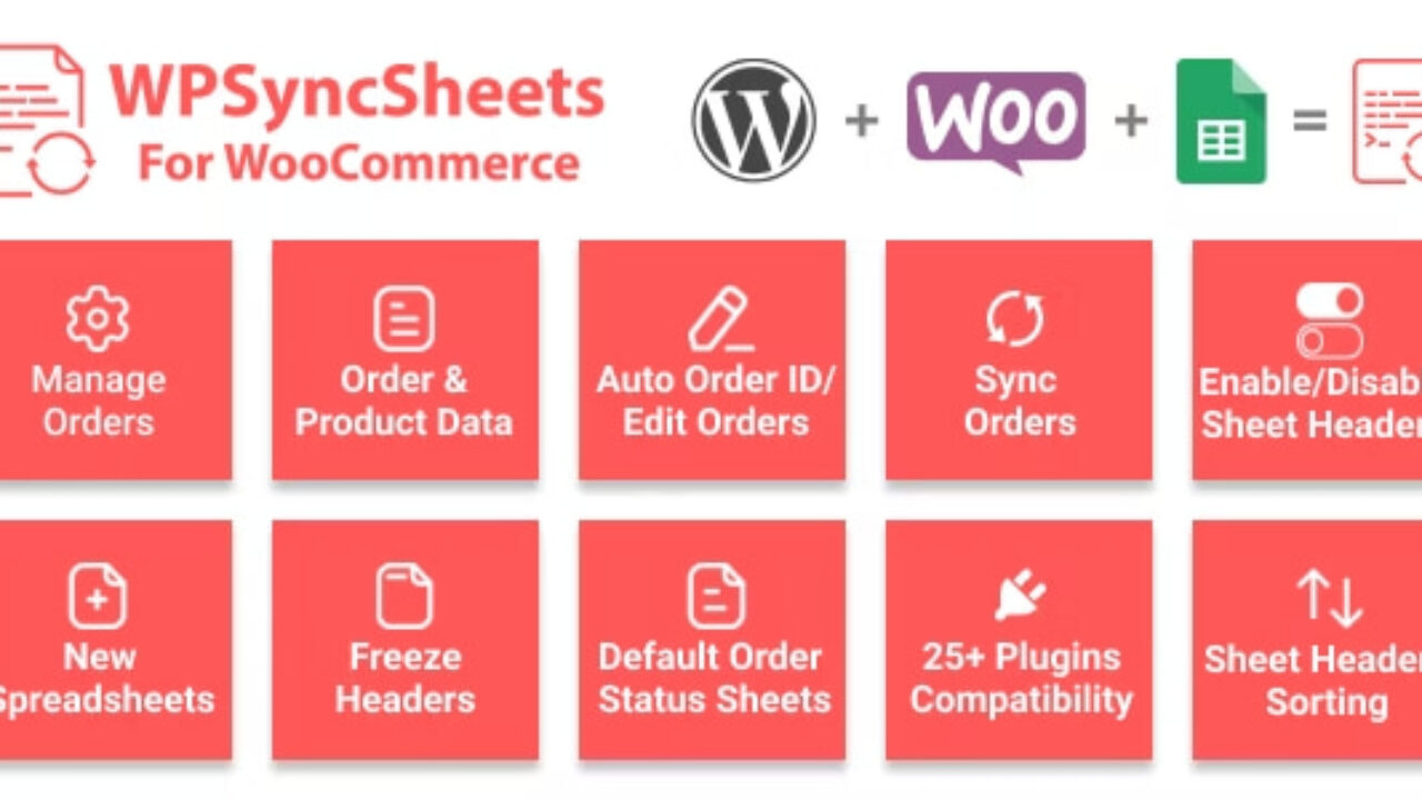 WooCommerce Google Spreadsheet Addon – (Import / Export) 6.9