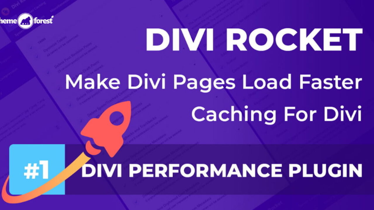 Divi Rocket Caching Plugin 1.0.50