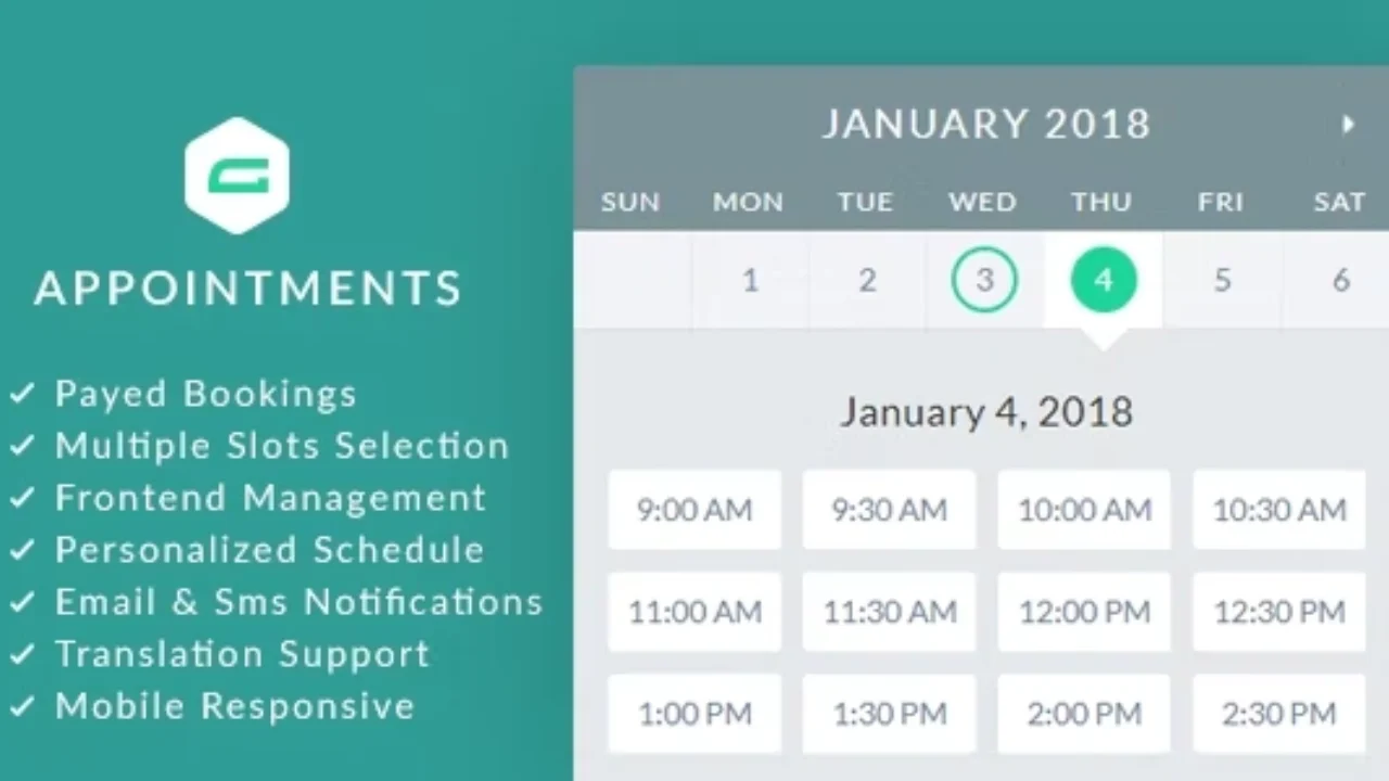 gAppointments | Appointment booking addon for Gravity Forms 1.14.1
