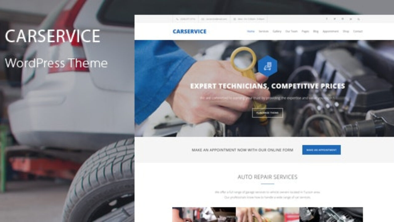 Car Service – Mechanic & Auto Repair WordPress Theme 7.4