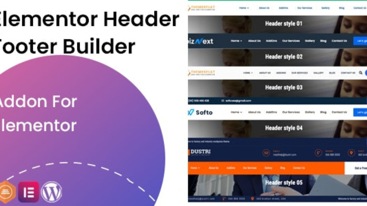 Elementor Header Footer Builder – Addon 1.0.3