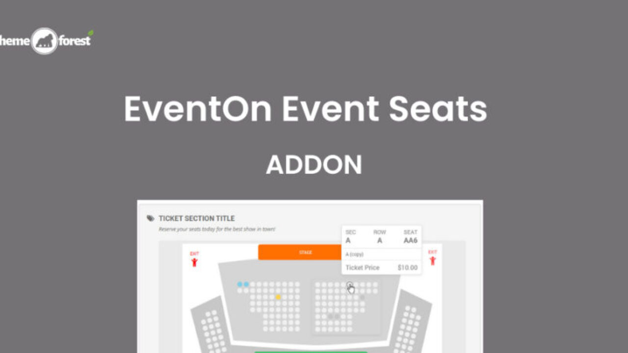 EventOn Event Seats Addon 1.2.6
