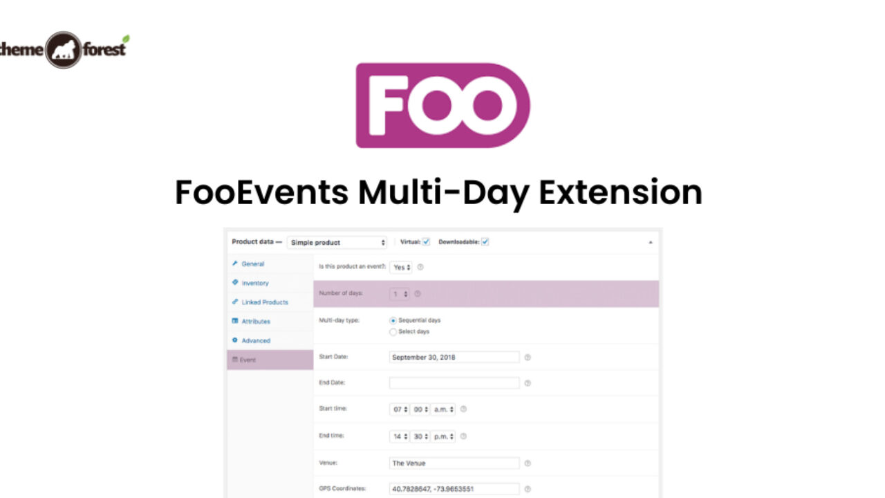 FooEvents Multi-Day Extension 1.7.7