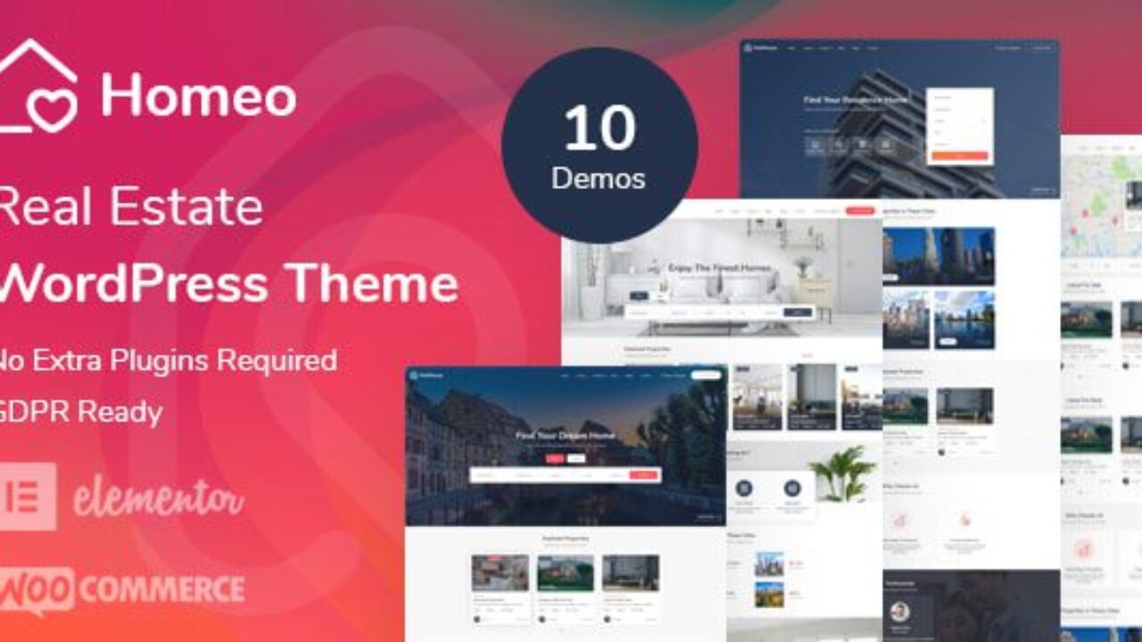 Homeo – Real Estate WordPress Theme 1.2.44