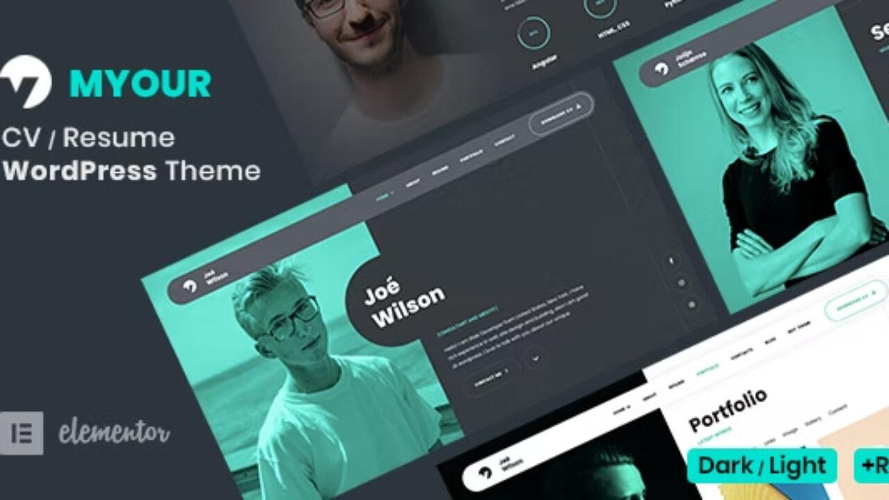 Myour – CV Resume WordPress Theme 1.5.1
