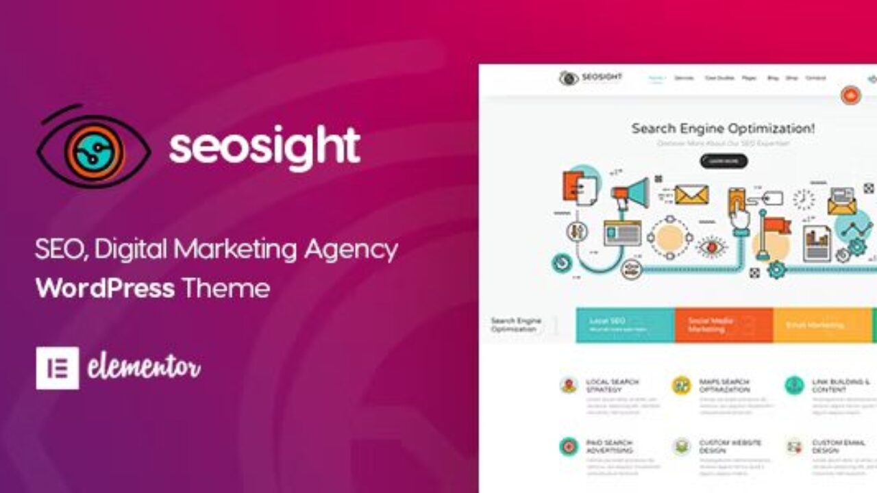 Seosight – Digital Marketing Agency WordPress Theme