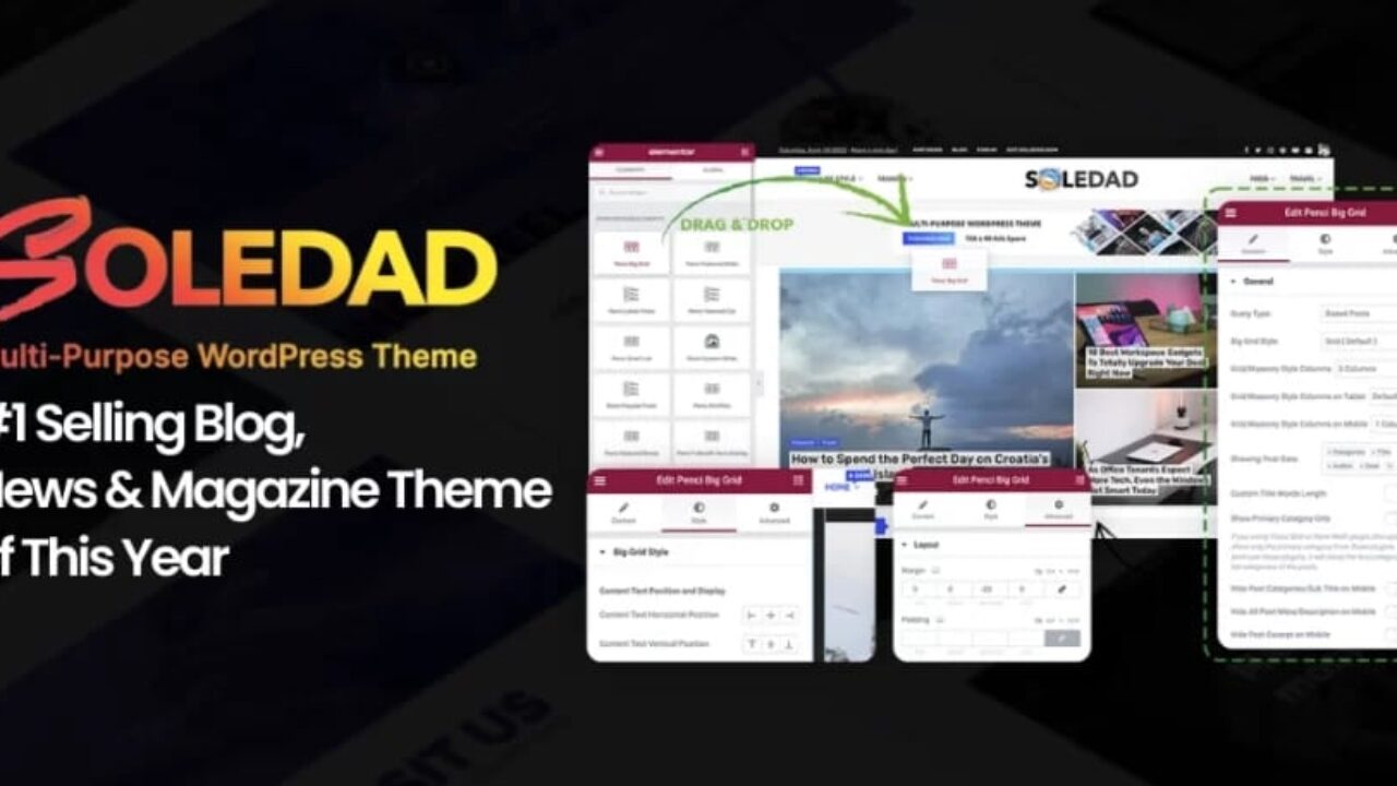 Soledad – Multipurpose, Newspaper, Blog & WooCommerce WordPress Theme 8.5.1