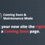 Coming Soon & Maintenance Mode PRO 6.58
