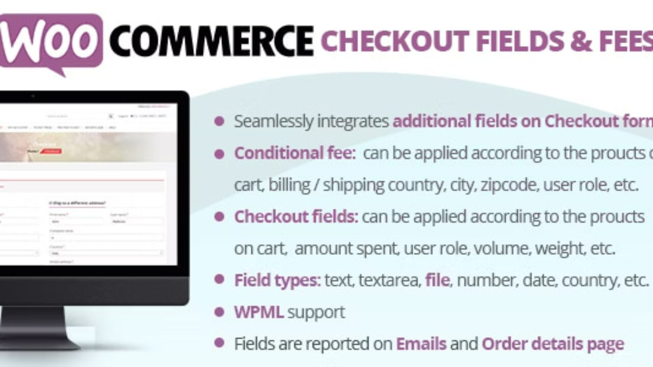 WooCommerce Checkout Fields & Fees 11.2