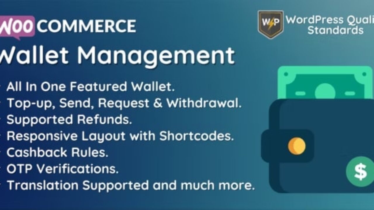 WooCommerce Wallet Management | All in One 2.6.0