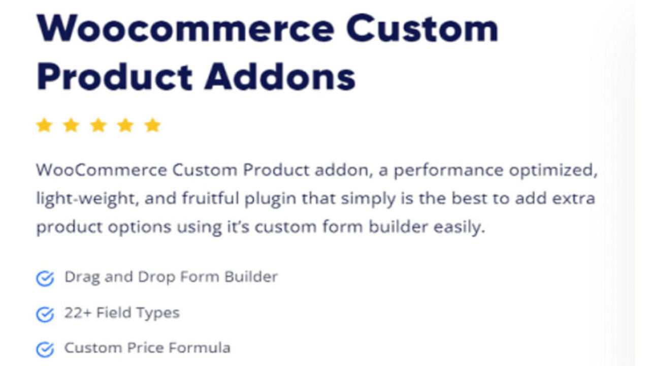Woocommerce Custom Product Addons 5.2.2