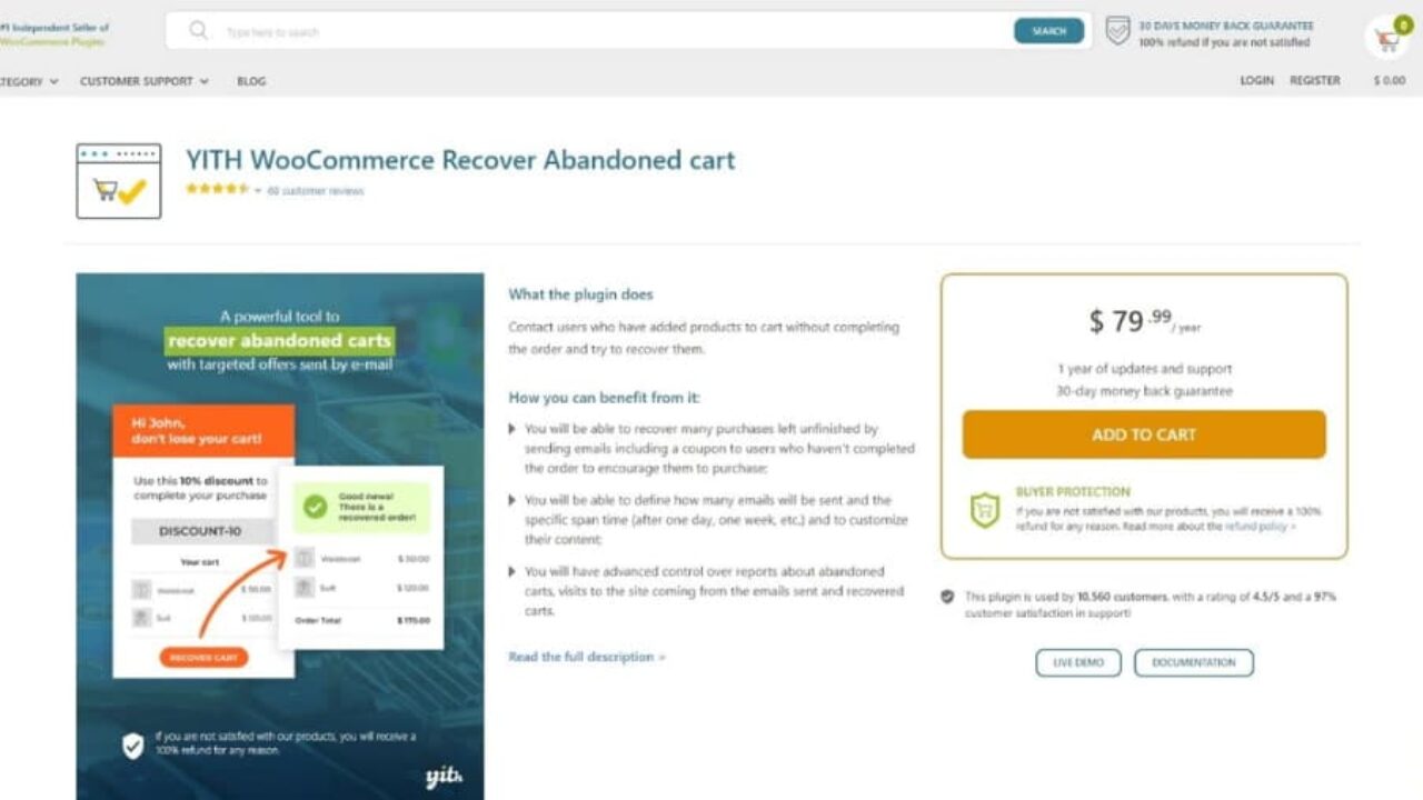 YITH WooCommerce Recover Abandoned Cart 3.11.0