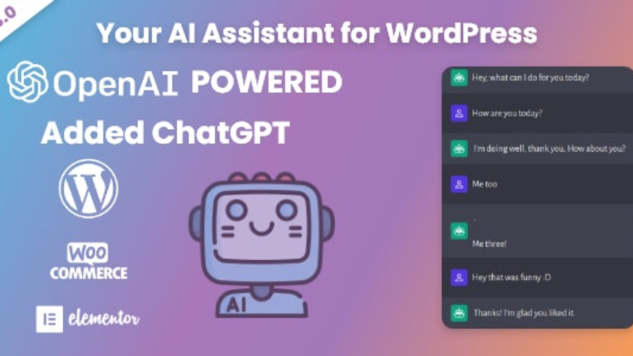 Your AI Assistant for WordPress – OpenAI – ChatGPT 1.3.1