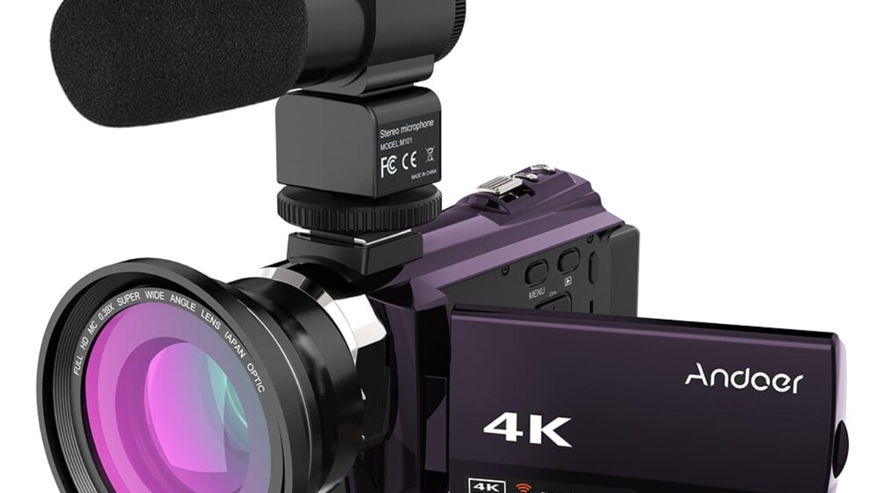 Andoer 4K 1080P 48MP WiFi Digital Video Camera