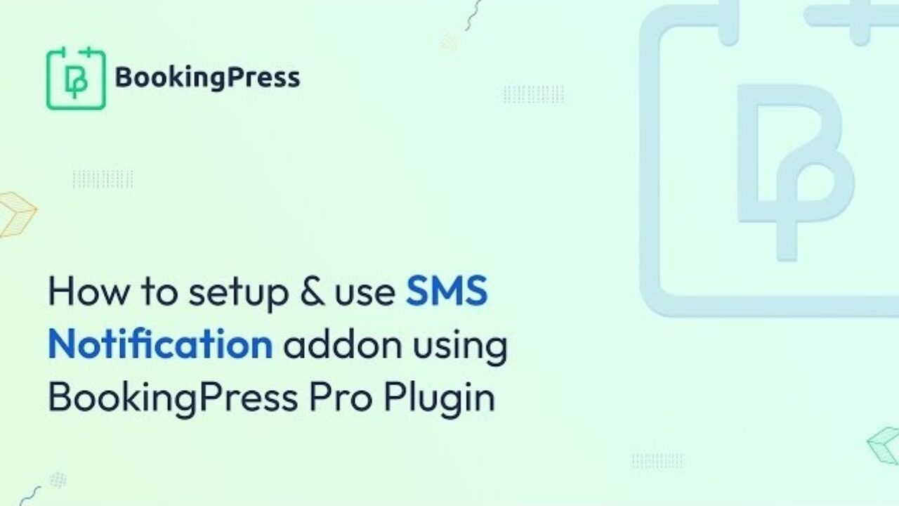 BookingPress SMS Notification Addon 1.9
