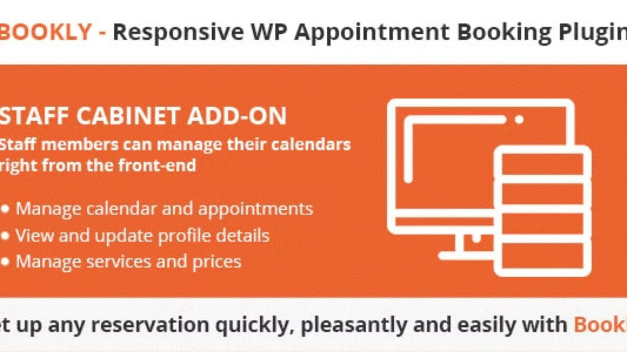 Bookly Staff Cabinet Addon Plugin 5.7