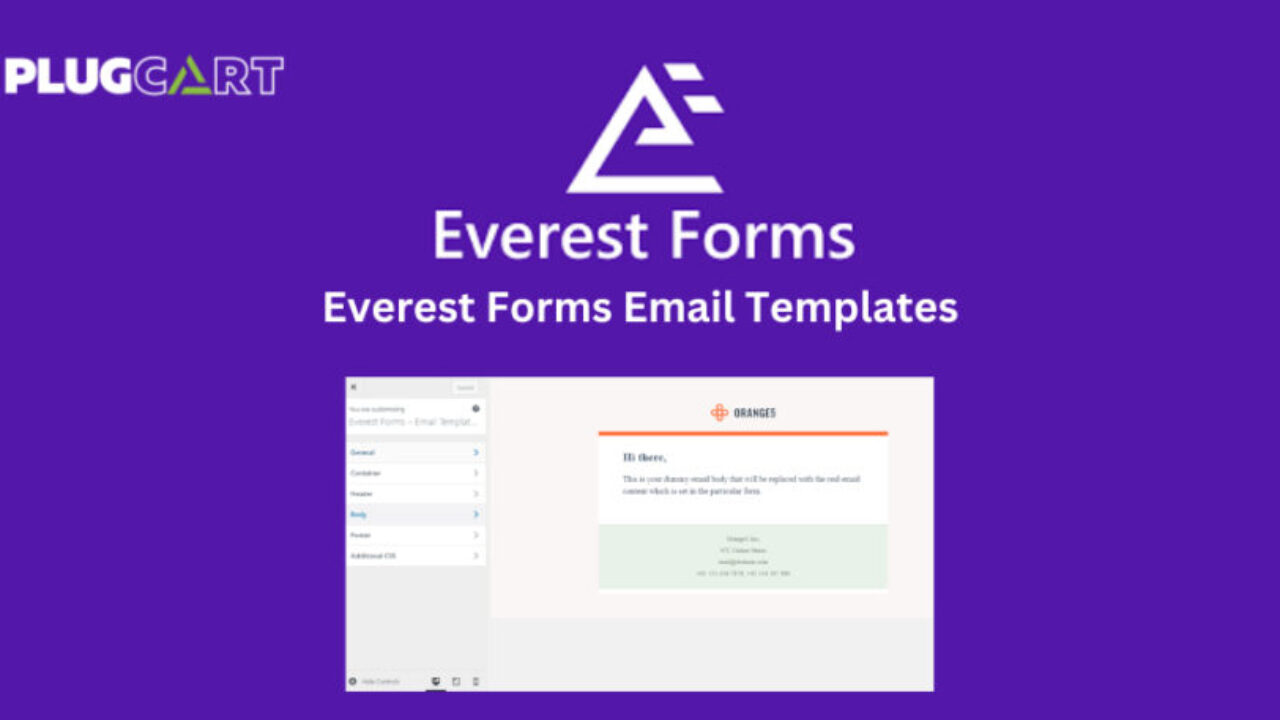 Everest Forms Email Templates 1.0.6