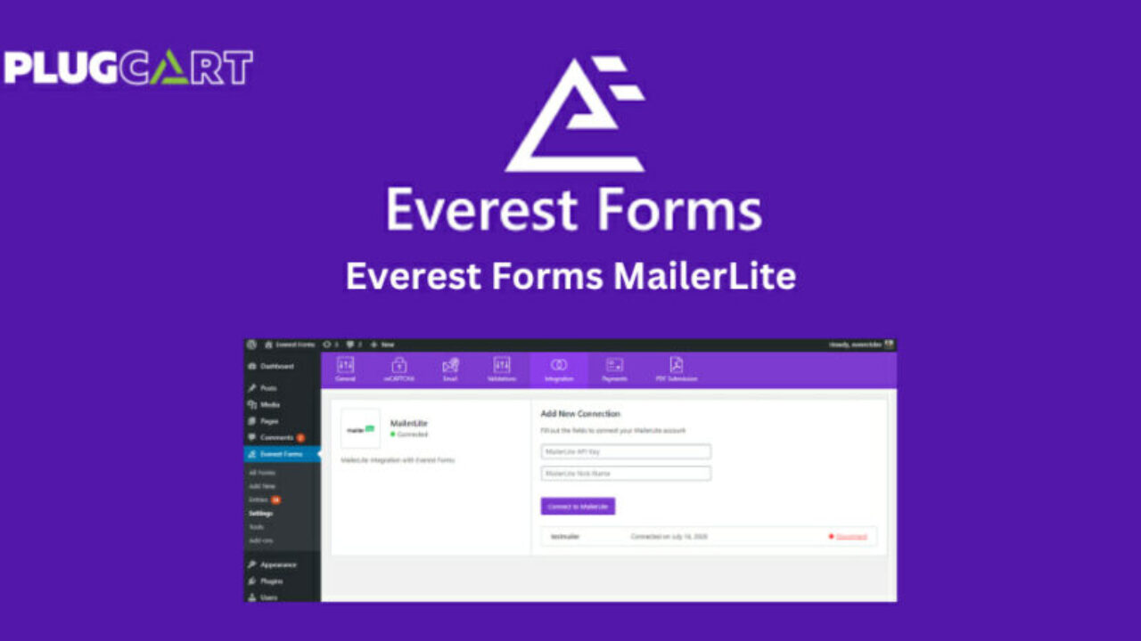 Everest Forms MailerLite 1.0.3