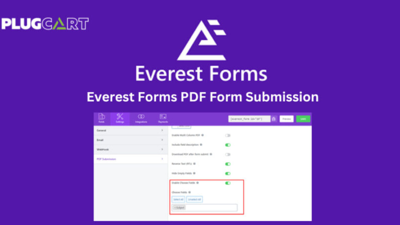 Everest Forms PDF Form Submission 1.3.5