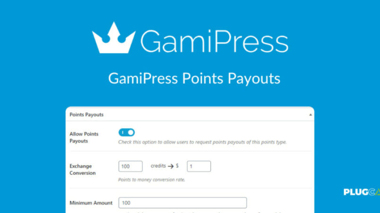 GamiPress Points Payouts – WordPress Plugin 1.1.1