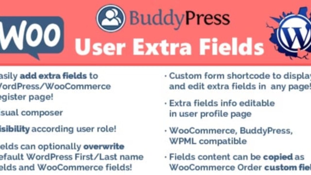 User Extra Fields – WordPress Plugin 16.7