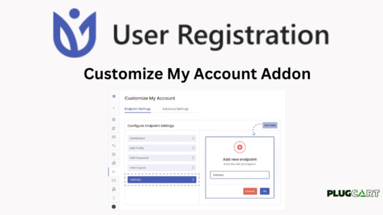 User Registration Customize My Account Addon 1.2.8