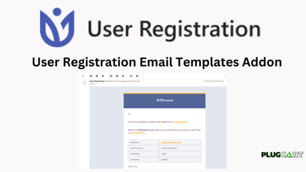 User Registration Email Templates Addon 1.2.6