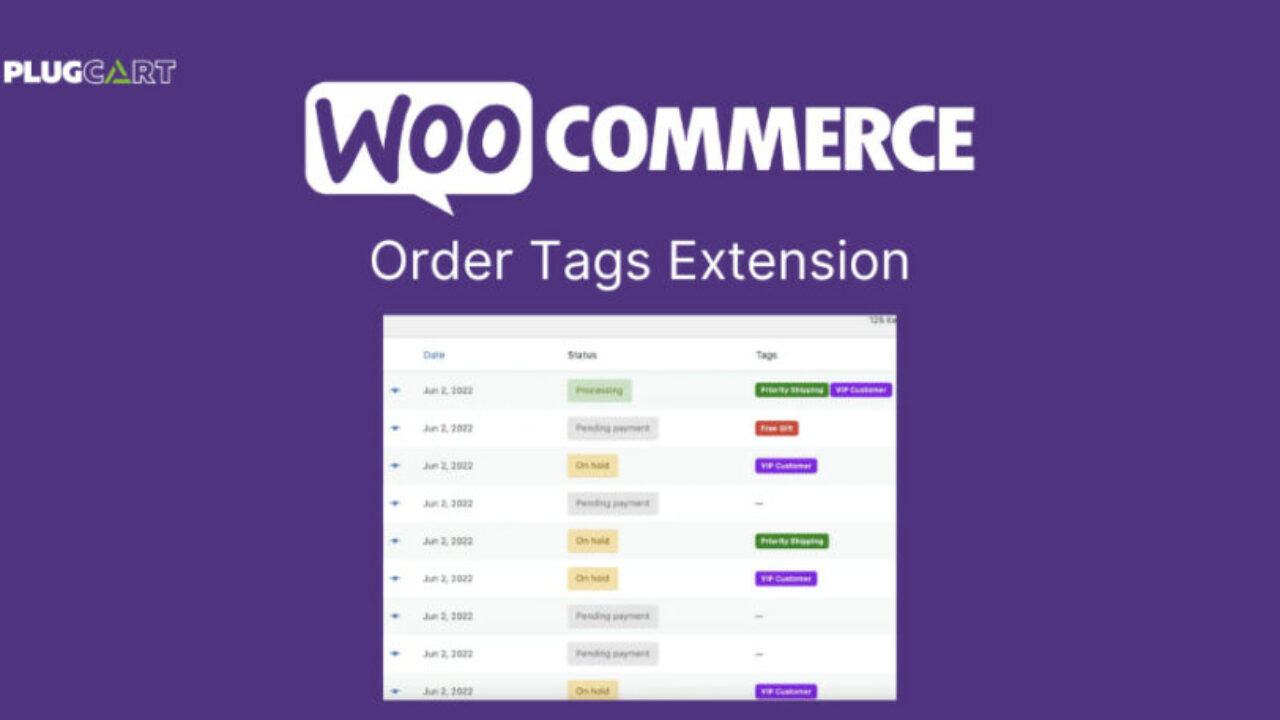 Woocommerce Order Tags Extension 5.0.0