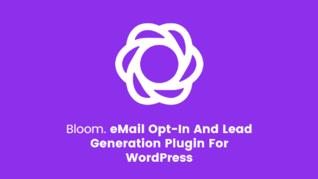 Bloom Email Opt-In Plugin – Elegant Themes 1.3.12